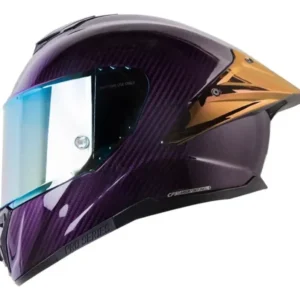 Casco Integral Shaft Shpro-620c Evo Carbono Morado