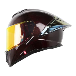Casco Integral Shaft Shpro-620c Evo Carbono rojo